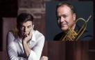 El trompetista húngaro Gábor Tarkövi y el pianista Arkaitz Mendoza darán hoy un concierto en Olite, dentro del ciclo 'Tubala Week Brass'.