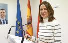 La edil Irene Royo en la presentación de las enmiendas