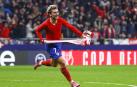 Griezmann celebra el gol que anotó en la prórroga