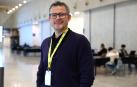 Santi Rivas, crítico de vino, en el III congreso Comunicación y Vino, celebrado en la Universidad de Navarra y organizado por la DO Navarra