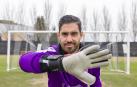 El portero del Tudelano, Roberto Santamaría, volvió al once inicial en la anterior jornada tras cinco meses y medio fuera de los campos tras una lesión en su pierna derecha