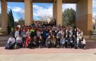Imagen de algunos de los participantes en la carrera solidaria de Alboan en Tudela