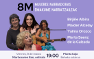 Cuatro narradoras celebran el Día de la Mujer esta tarde en la Biblioteca de Navarra.