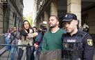 El sobrino de María del Monte, Antonio Tejado, sale de los juzgados tras prestar declaración