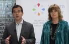 El consejero Mikel Irujo y la vicepresidenta Ana Ollo, en una jornada sobre economía circular.