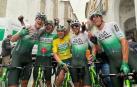 Los componentes del Caja Rural, en la Vuelta al Alentejo.