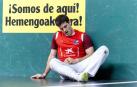 Fotos del partido Zabaleta- Darío en el frontón Labrit. /