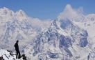 Ignacio Barrio, durante la aproximación al Base del Kangchenjunga el pasado año.