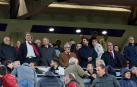 El palco presidencial en el último partido celebrado en El Sadar