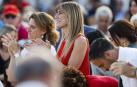Begoña Gómez, en el mitin del PSOE en Benalmádena el 5 de junio