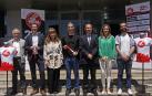 La Media San Fermín vivió este ueves 13 al mediodía su presentación oficial en un acto en el que estuvieron presentes (de izda. a dcha.): Felipe Hernández (IMQ Navarra-Clínica San Miguel), Jon Larruquert (Hyundai Automóviles Zaray), Belén Galindo (presentadora del acto y responsable de comunicación de Grupo La Información),  Sergio Rodríguez (director técnico de la cita y representante de M2 Eventos), Roberto Unzué (Caja Rural de Navarra), Alicia Nicolás (Diario de Navarra) e Iñigo Gómez (directo de área del Ayuntamiento de Pamplona)