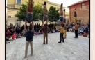 Espectáculo de la compañía catalana Circ Pistolet, El Itinerante, hoy en la Ciudadela.