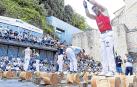 Iker Vicente, en primer plano, fue el más fuerte en la Trinidad