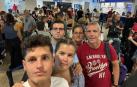 La familia de pamploneses atrapada en el aeropuerto de Madeira