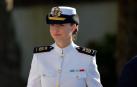 La princesa Leonor, en la Escuela Naval de Marín.