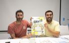 Iñaki Marín -Peñas-, a la izda.; y el edil de Juventud, Martín López