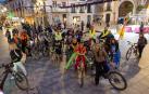 Imagen de algunos de los participantes en la Vuelta Ciclista a Tudela