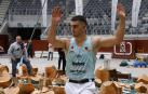 Iker Vicente celebra su título de Campeón de Euskadi.