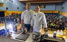 De izquierda a derecha: Pablo Prat García y Ricardo Gil Gil, antes de iniciar su ‘showcooking’.