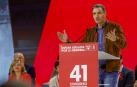 Pedro Sánchez, en la clausura del 41º Congreso Federal del PSOE en Sevilla