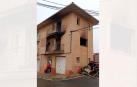 Vivienda que ha sufrido el incendio