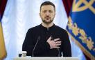 Volodímir Zelensky, durante el discurso navideño el pasado 26 de diciembre /