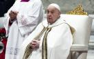 El Papa Francisco, este lunes, en la misa de la Epifanía