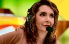 Natalia Astráin Massa, en una de las retransmisiones televisivas en las que ejerce de comentarista