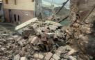 Imagen de la casa que se hundió en Ablitas el pasado 12 de febrero