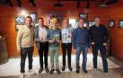 El autor del libro, Esteban Orta, tercero por la izquierda