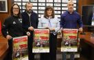 Iosune Murillo, Miguel A. García Mitxelena, Marta Garín y Javer Rubio, en Estella.