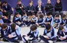 Alumnos, padres y abuelos acudieron a la quedada literaria del colegio Amor de Dios de Burlada