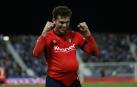 Lucas Torró celebró el gol que luego le anularon por su futura paternidad