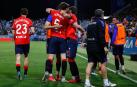 Jorge Herrando celebra su gol en Butarque