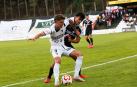 El goleador del Tudelano Rubio fue anulado por la defensa de la S.D.Logroñés