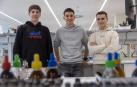 De izquierda a derecha: Diego Rubio Lázaro (3º clasificado), Ibai García Galardi (1º clasificado), Iñigo Rodríguez Losarcos (2º clasificado)