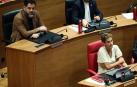 Pleno del Parlamento tras la dimisión de Ramón Alzórriz