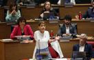 María Chivite interviene en el pleno de este jueves