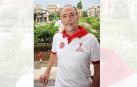 Iñaki Macaya Olza, el 'tiktoker' que desea feliz viernes, en los Sanfermines /