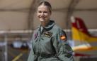 La princesa Leonor, el pasado lunes 1 de septiembre en la Academia General del Aire de San Javier (Murcia)
