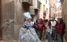 Instante de la visita teatralizada celebrada durante las Jornadas Barrocas de Villafranca