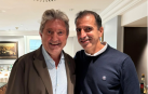Juan Mari Idoate, del restauran Europa, y el piloto Marc Gené