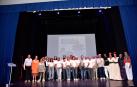 Imagen de algunos de los participantes en el festival solidario celebrado en Murchante