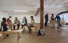 Una de las sesiones del proceso participativo del valle de Erro
