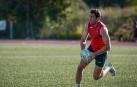 Ángel Bozal, en uno de los entrenamientos realizados estos días en la isla de La Palma
