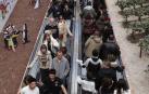 Cantidad de personas en las escaleras mecánicas de La Morea. 	J.A.GOÑI