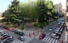 El parking subterr&aacute;neo ocupar&iacute;a la calle Navarro Villoslada, a la derecha de la fotograf&iacute;a.