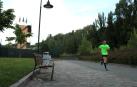 Corredores denuncian falta de iluminaci&oacute;n en el Paseo del Arga