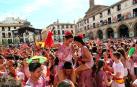 Tudela arrancó sus fiestas patronales de Santa Ana 2015 con el tradicional lanzamiento del cohete este viernes 24 de julio.