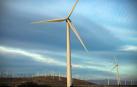 Turbinas de viento generando energía eléctrica el Día de la Tierra, el pasado 22 de abril